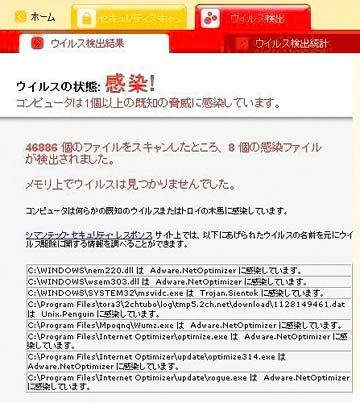 技術サポート ウイルス対策の必要性